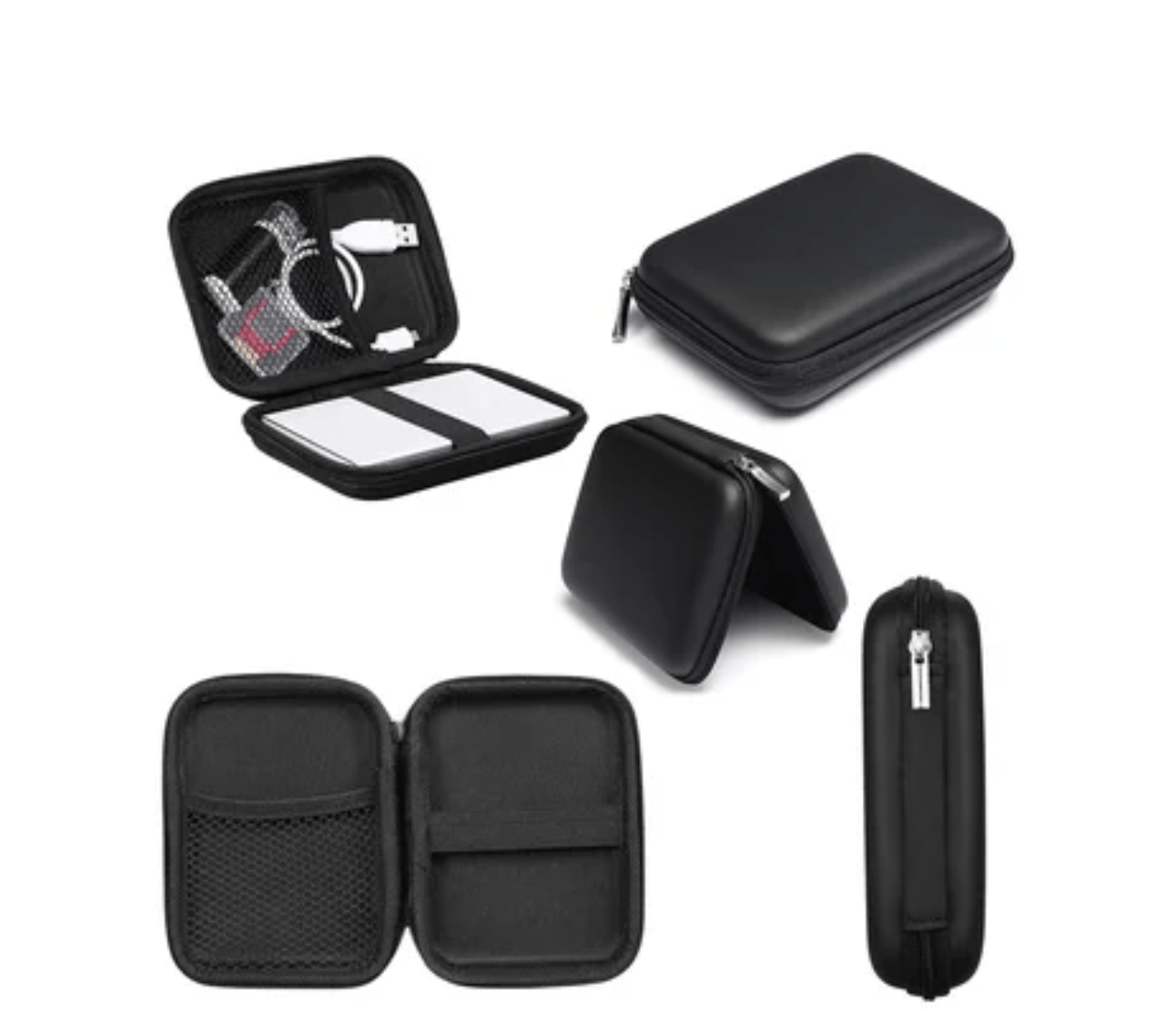 Funda Anti Golpes Case Disco Duro Externo 2.5 Cremallera Liso