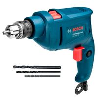 Taladro Percutor Eléctrico Bosch 450W GSB 450 RE + 3 Brocas