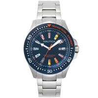 Reloj Nautica Jones Beach NAPJBC004 Acero Inoxidable Plateado Azul