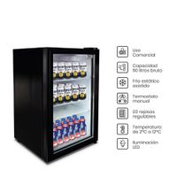 VISICOOLER VENTUS LG-100 NEGRO 110 LTS (MUNDO ELECTRONICO)