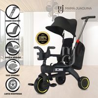 Triciclo Guiador para Niños «DATRION» Negro