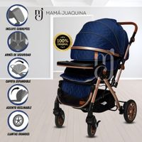 Coche Cuna De Lujo «SUNDAY DREAMS» Azul
