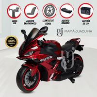 Moto a Batería Musical «SUPER RUNNER» Rojo