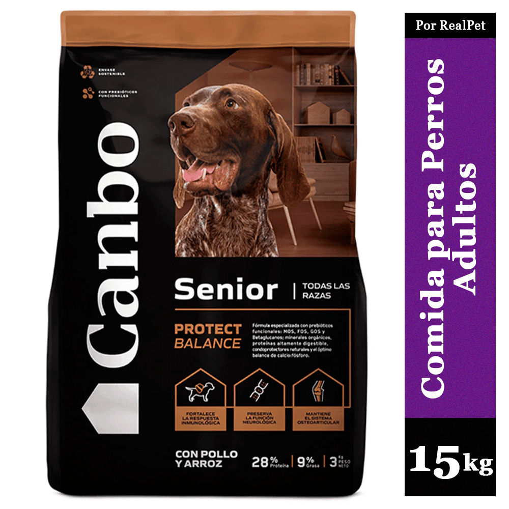 Comida para Perro Senior Canbo Todas las Razas Pollo 15 kg