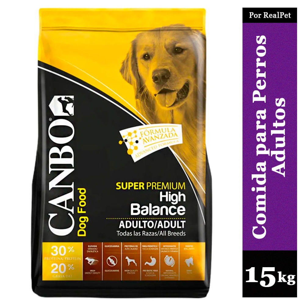Comida Perro Adulto Canbo High Balance Todas las Razas 15 kg