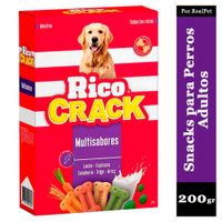 Snack para Perros Adultos Ricocrack Multisabores 200 gr
