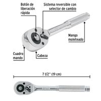 Ratchet, Matraca y Dados 3/8"" 10 Piezas Pretul
