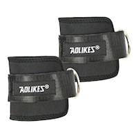 Tobilleras Deportivas AOLIKES A-7129 Negro Ejercicios Polea