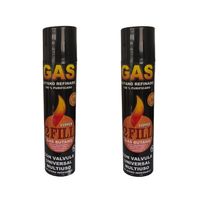 2 Gas Butano Ultra Refinado Recarga Todo Tipo Encendedores