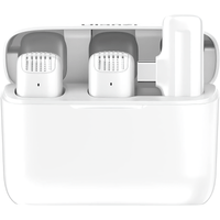 Microfono Profesional Inalámbrico Dual tipo C ULANZI J12 Blanco