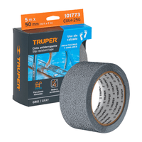 Cinta Antiderrapante Gris 5M Truper CIAH-25G
