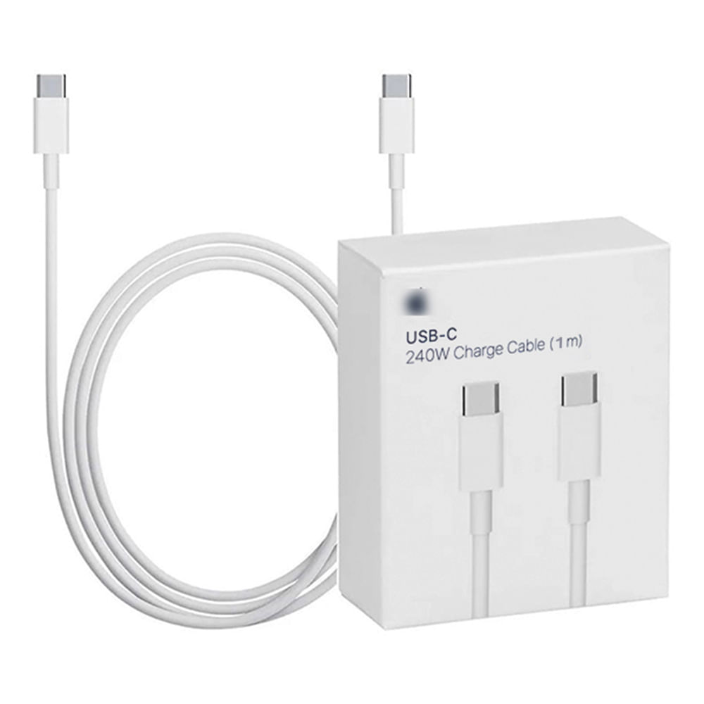 Cable Para Iphone - Ipad - Macbook - 1m - Doble Tipo ""c""