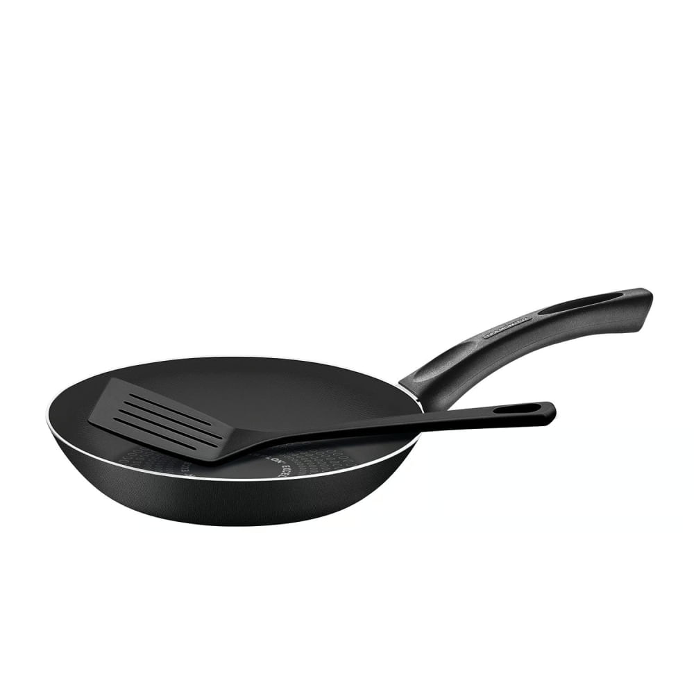Sartén con Espátula 24 cm Paris Negro 17542503 (MO)