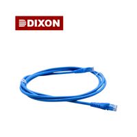 Cable Patch Cord Dixon 2Metros UTP Cat.5e 24 AWG COBRE LSZH RoHS Azul