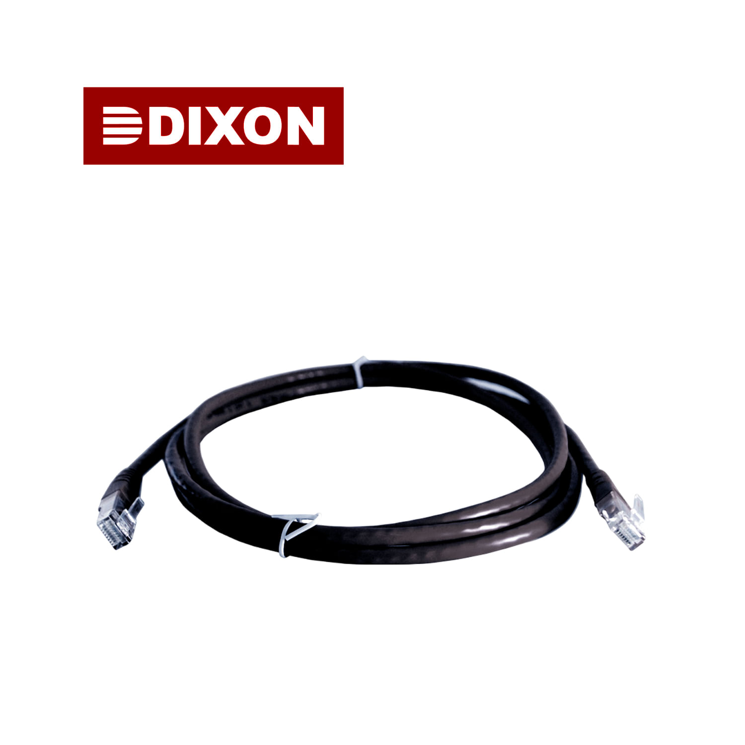 Cable Patch Cord Dixon 2Metros UTP Cat.5e 24 AWG COBRE LSZH RoHS Negro
