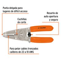 kit wincha pasacable 30M, 2 desarmadores, pelacables, truper
