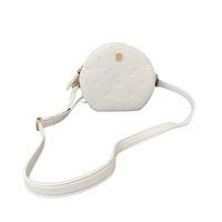Cartera CrossBody Tommy Hilfiger Round Box Embrossed - Blanco