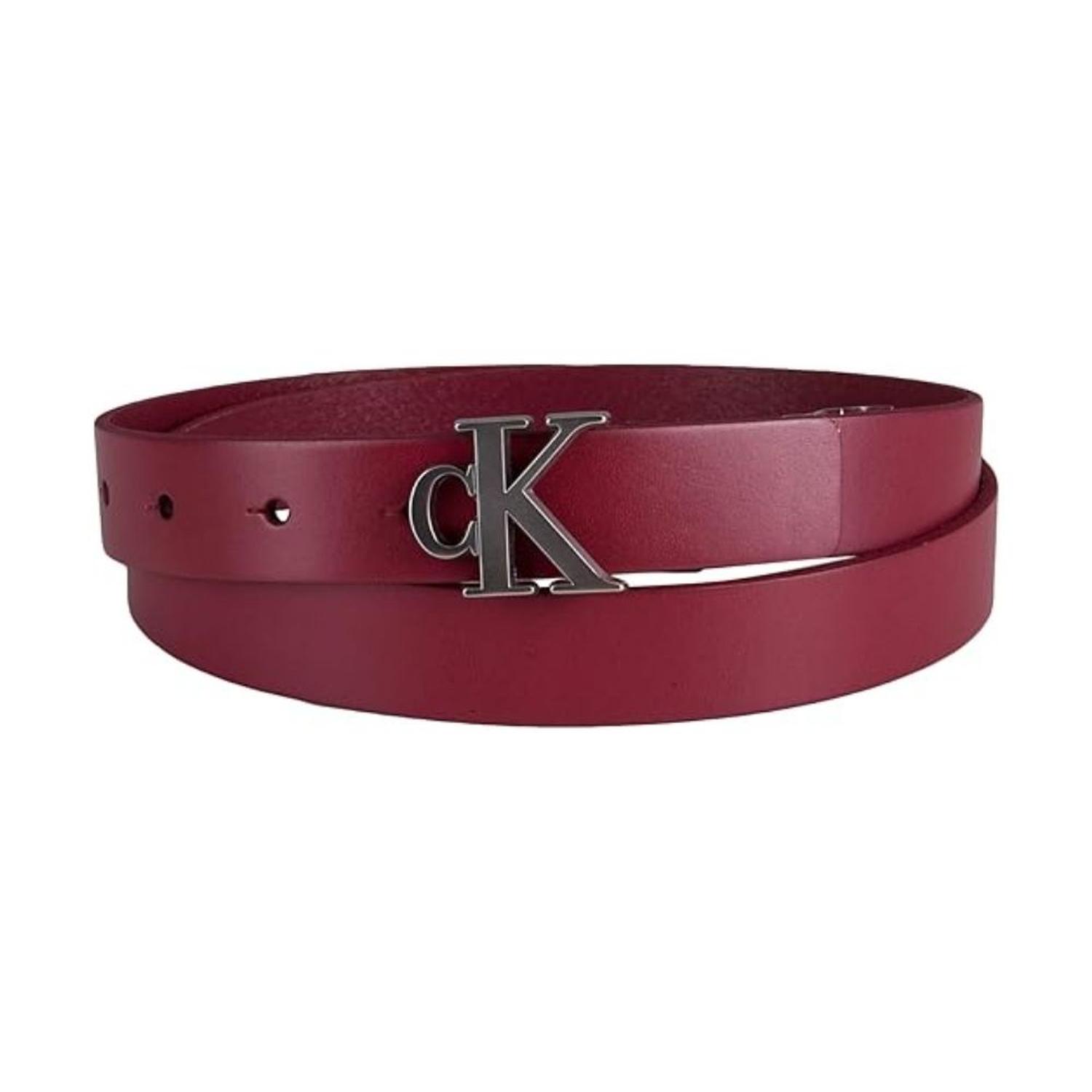 Cinturon de Cuero Calvin Klein hebilla CK