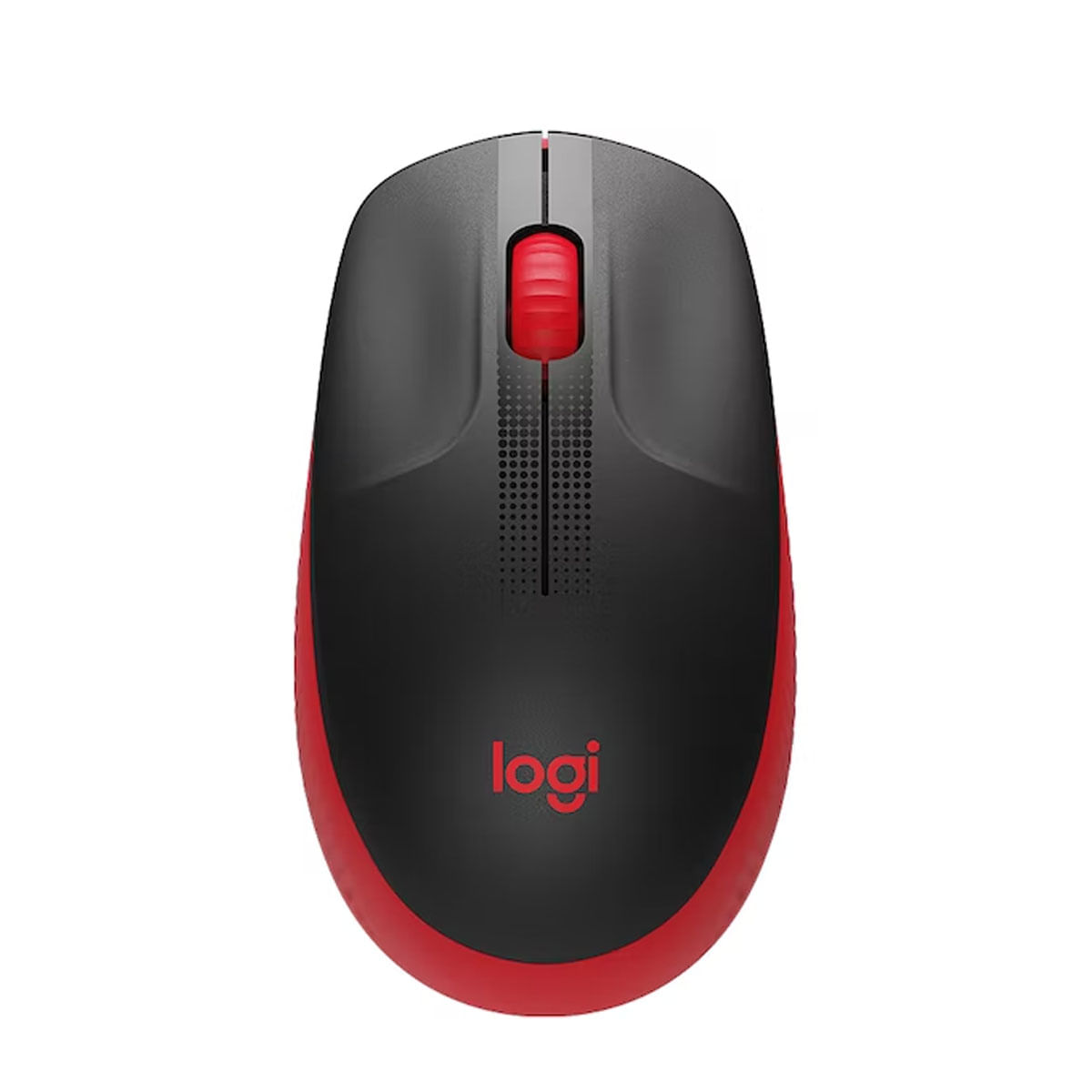 Mouse Logitech M190 Wireless Full-Size Rojo
