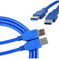 Cable Usb 3.0 Macho a USB 3.0 macho 1.8 Metros - Azul
