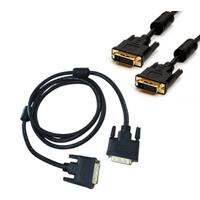 Cable Dvi A Dvi 1.8 Metros 24+1 Pines Monitor Hd Dvd pvc doble filtro