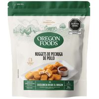 Nuggets de Pechuga de Pollo OREGON FOODS Bolsa 15un