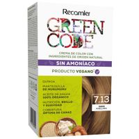 Tinte Capilar Mujer GREEN CODE 7.13 Rubio Avellana Caja 1un