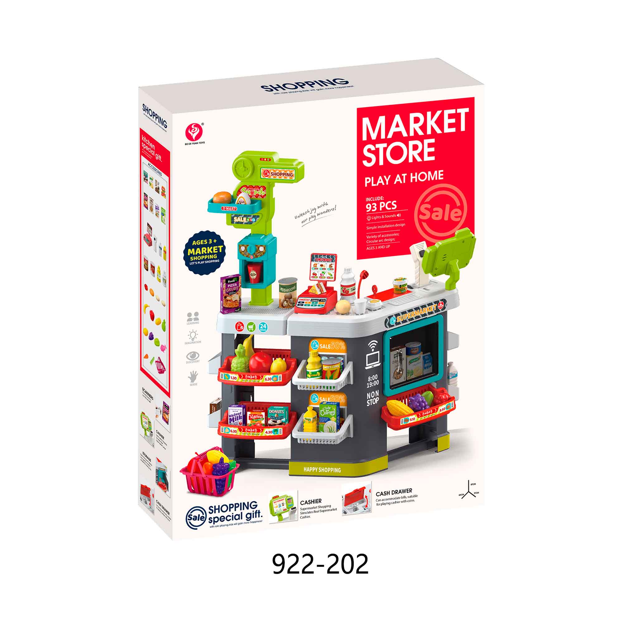Play Set Supermercado BEIDIYUAN 922-202