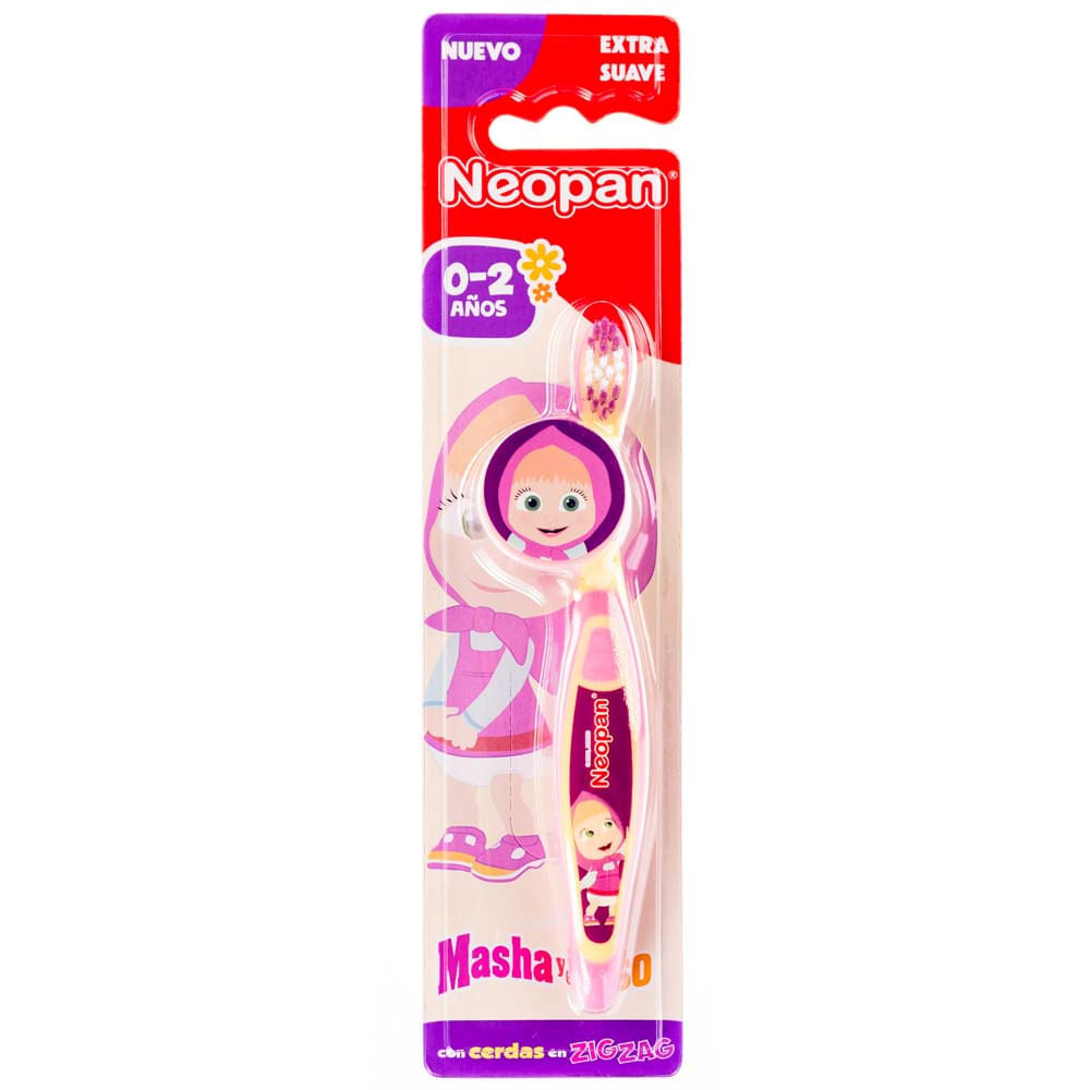 Cepillo de Dientes NEOPAN Masha y el Oso 0-2 Años Blister 1un