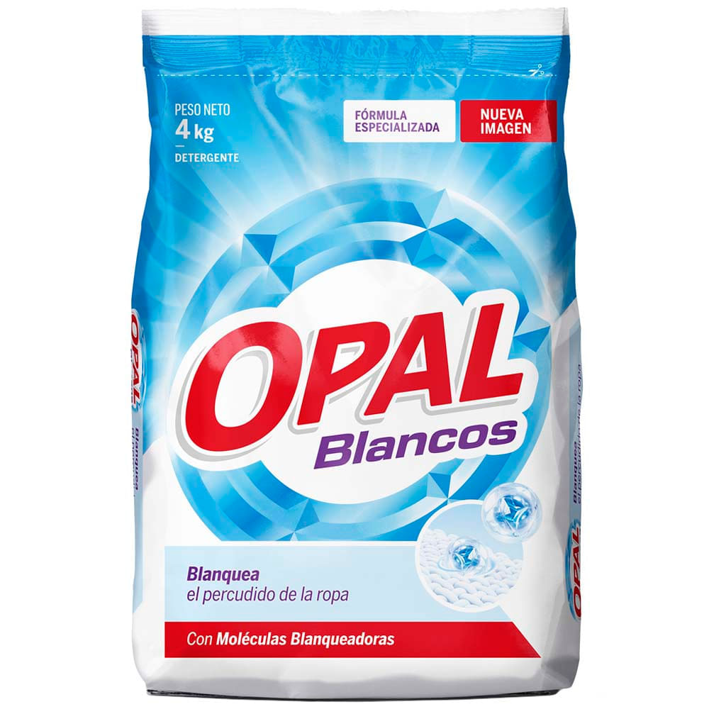 Detergente OPAL Blancos Bolsa 4kg