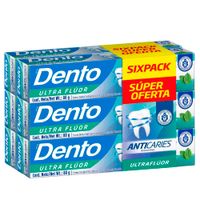 Crema Dental DENTO Anticaries 6un x 80g
