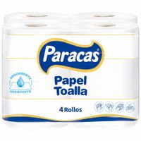 Papel Toalla PARACAS White Paquete 4un