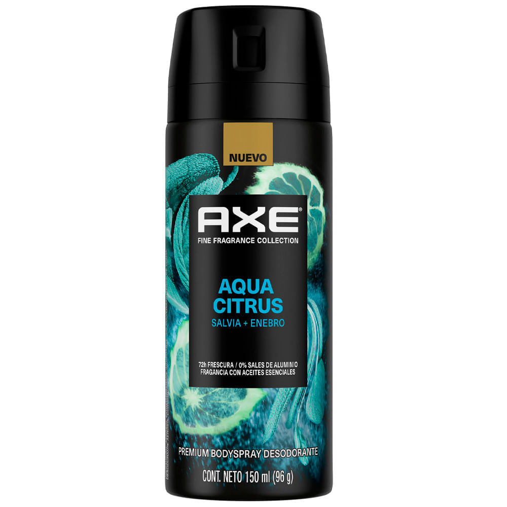 Desodorante en Aerosol AXE Aqua Citrus Frasco 150ml