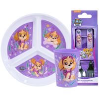Set Plato con division Paw Patrol M SCOOL