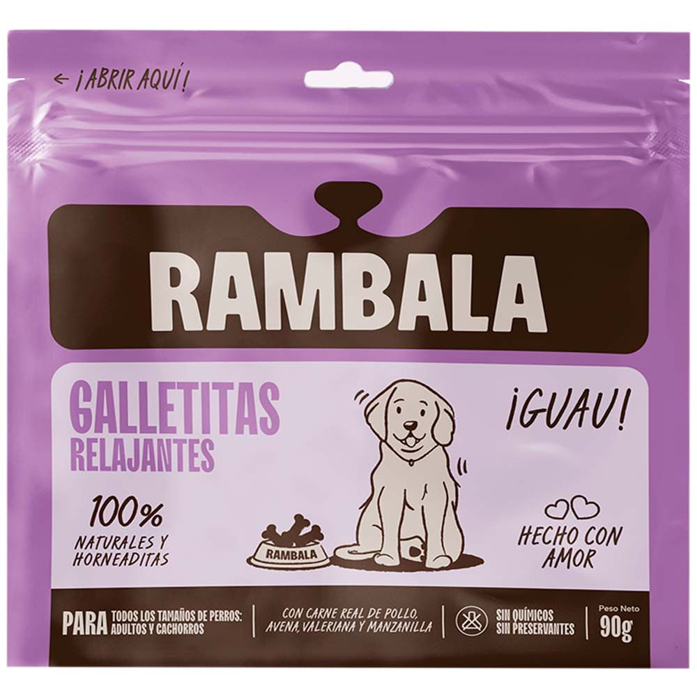 Galleta Relajante para Perros RAMBALA Bolsa 90Gr
