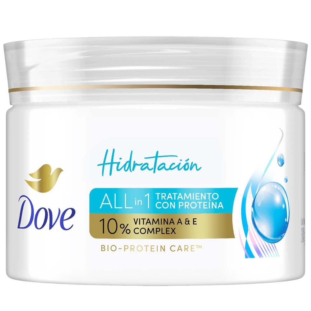 Tratamiento Capilar con Proteína DOVE Hidratación Frasco 300g