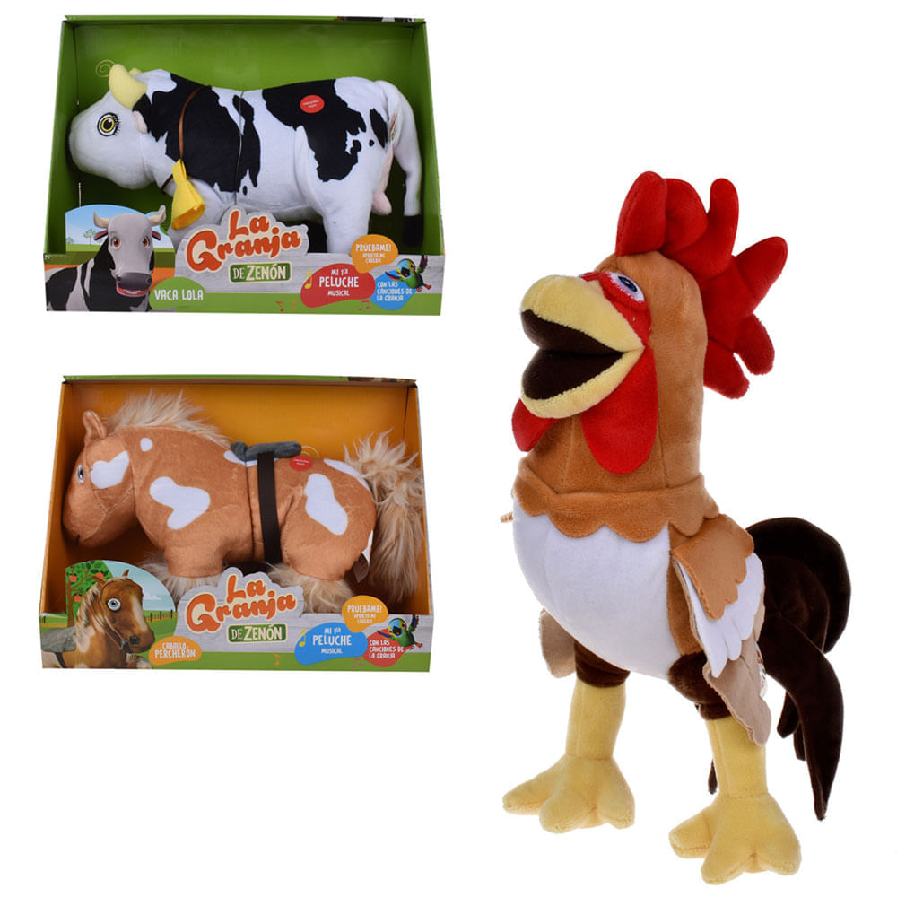Peluche LA GRANJA DE ZENON Musical 35cm (Modelos Aleatorios)