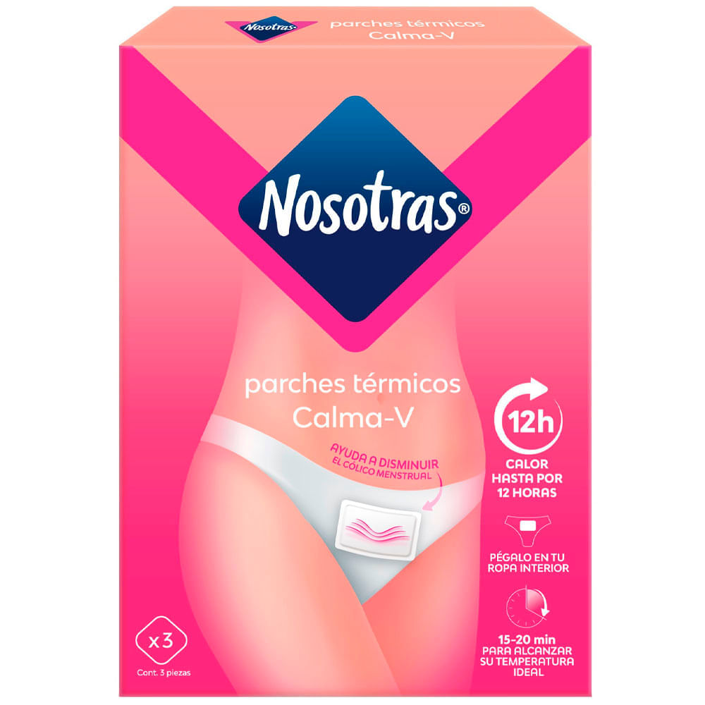 Parche Térmico NOSOTRAS Calma-V Paquete 3un