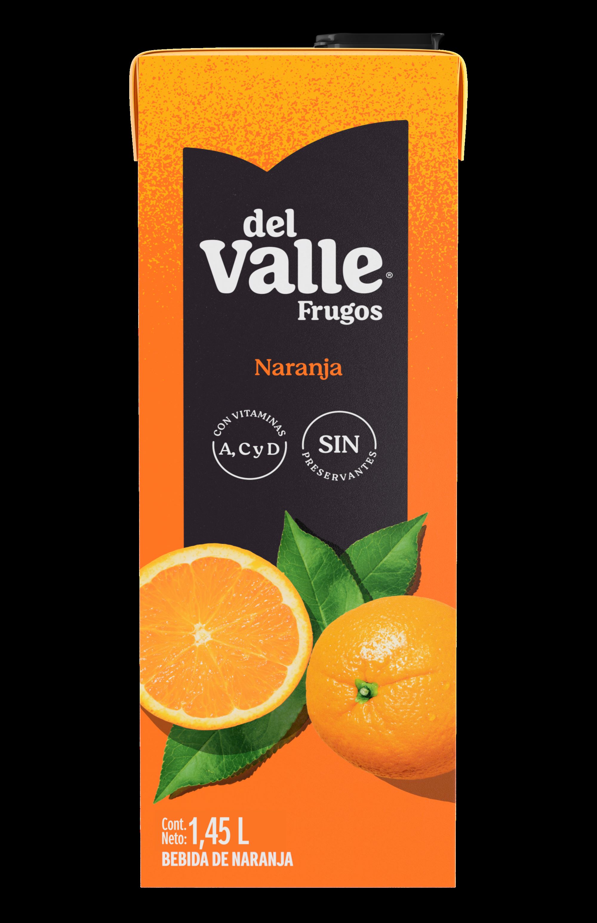 Bebida FRUGOS Sabor a Naranja Caja 1.45L