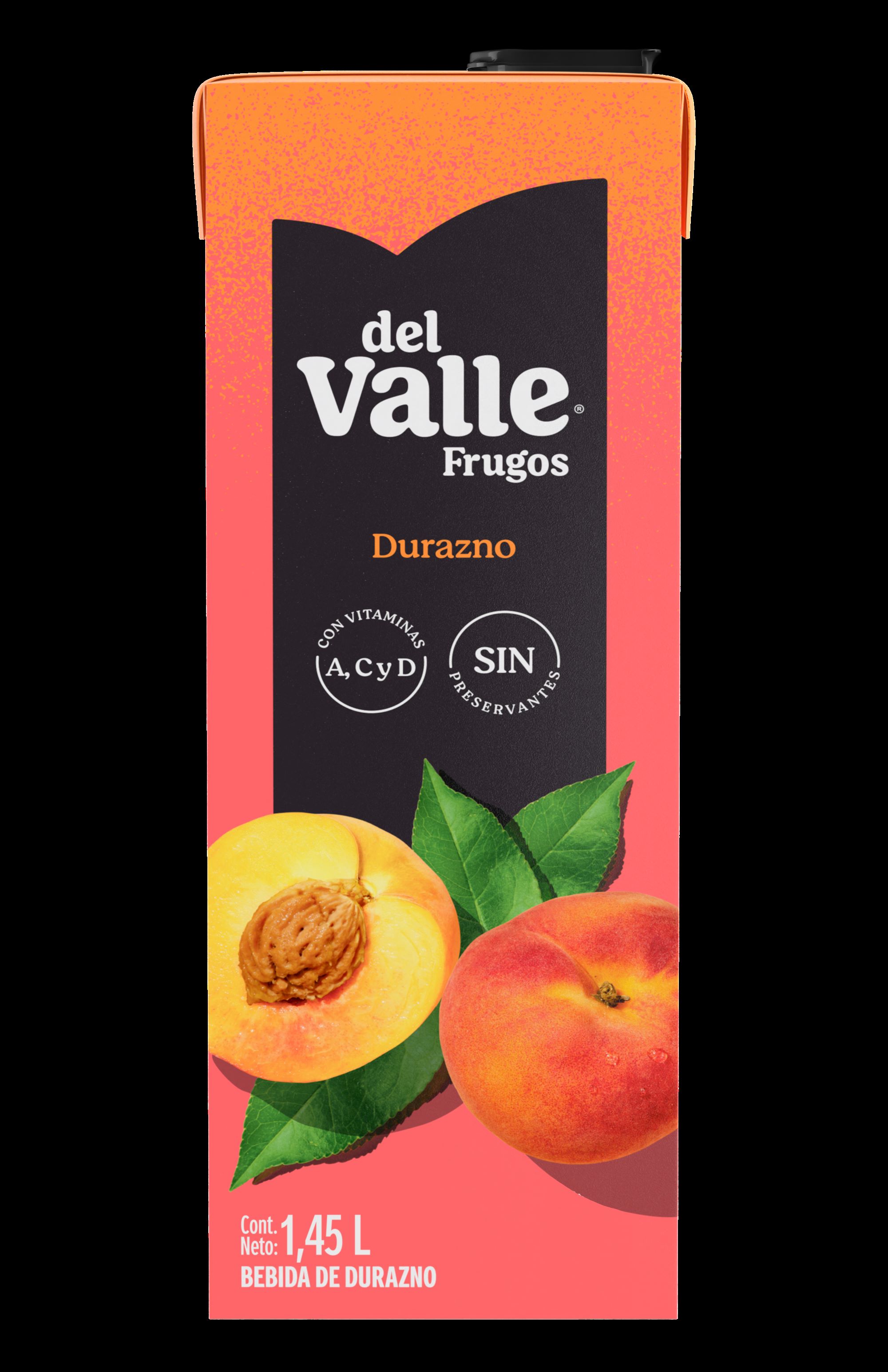Bebida FRUGOS Sabor a Durazno Caja 1.45L