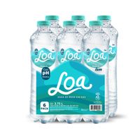 Agua LOA con Gas Botella 625ml Six Pack