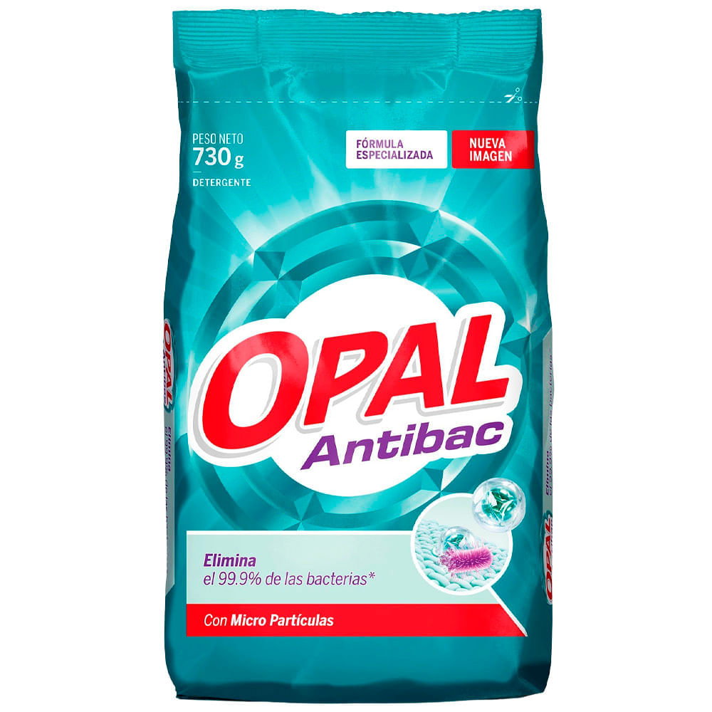 Detergente OPAL Antibacterial Bolsa 730g