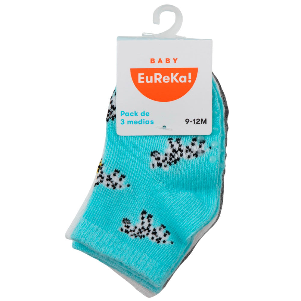 Medias Pack x3 Mod11 Bebé Niño BABY EUREKA