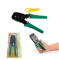 3 en 1 crimpeador ponchadora rj45 cable de red + pela cable 4p 8p 6p