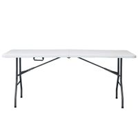 Mesa Plegable VIVA HOME Blanca 180x74x74cm