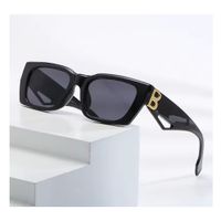 Gafas de Sol Cuadradas para Mujer Tendencia B Negro