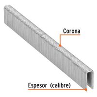 GRAPAS PARA ENGRAPADOR NEUMATICO calibre 18, 16mm, 5000 UNIDADES