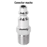 CONECTOR  RAPIDO MACHO  PARA COMPRESORA DE AIRE