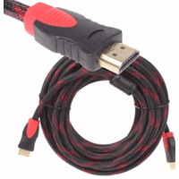 Cable HDMI - HDMI Con Filtro 10 metros Full HD 3D V1.4 Enmallado Negro
