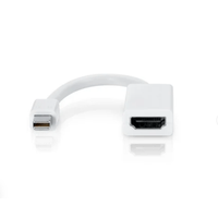 Adaptador Convertidor Mini Displayport A hdmi Mdp A hdmi Mac Blanco